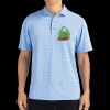 Cutter & Buck Virtue Eco Pique Tile Print Recycled Mens Polo Thumbnail