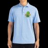 Cutter & Buck Virtue Eco Pique Tile Print Recycled Mens Polo Thumbnail