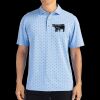Cutter & Buck Virtue Eco Pique Tile Print Recycled Mens Polo Thumbnail