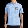 Cutter & Buck Virtue Eco Pique Tile Print Recycled Mens Polo Thumbnail