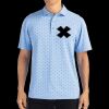 Cutter & Buck Virtue Eco Pique Tile Print Recycled Mens Polo Thumbnail