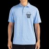 Cutter & Buck Virtue Eco Pique Tile Print Recycled Mens Polo Thumbnail