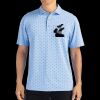 Cutter & Buck Virtue Eco Pique Tile Print Recycled Mens Polo Thumbnail