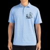 Cutter & Buck Virtue Eco Pique Tile Print Recycled Mens Polo Thumbnail
