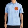 Cutter & Buck Virtue Eco Pique Tile Print Recycled Mens Polo Thumbnail