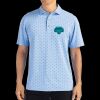 Cutter & Buck Virtue Eco Pique Tile Print Recycled Mens Polo Thumbnail