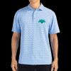 Cutter & Buck Virtue Eco Pique Tile Print Recycled Mens Polo Thumbnail