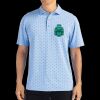 Cutter & Buck Virtue Eco Pique Tile Print Recycled Mens Polo Thumbnail