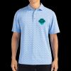Cutter & Buck Virtue Eco Pique Tile Print Recycled Mens Polo Thumbnail