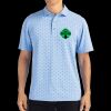 Cutter & Buck Virtue Eco Pique Tile Print Recycled Mens Polo Thumbnail
