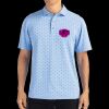 Cutter & Buck Virtue Eco Pique Tile Print Recycled Mens Polo Thumbnail