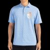 Cutter & Buck Virtue Eco Pique Tile Print Recycled Mens Polo Thumbnail