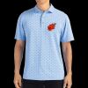 Cutter & Buck Virtue Eco Pique Tile Print Recycled Mens Polo Thumbnail