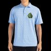 Cutter & Buck Virtue Eco Pique Tile Print Recycled Mens Polo Thumbnail