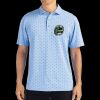 Cutter & Buck Virtue Eco Pique Tile Print Recycled Mens Polo Thumbnail