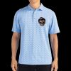 Cutter & Buck Virtue Eco Pique Tile Print Recycled Mens Polo Thumbnail