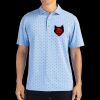 Cutter & Buck Virtue Eco Pique Tile Print Recycled Mens Polo Thumbnail