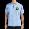 Cutter & Buck Virtue Eco Pique Tile Print Recycled Mens Polo Thumbnail