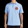 Cutter & Buck Virtue Eco Pique Tile Print Recycled Mens Polo Thumbnail