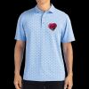 Cutter & Buck Virtue Eco Pique Tile Print Recycled Mens Polo Thumbnail