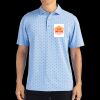 Cutter & Buck Virtue Eco Pique Tile Print Recycled Mens Polo Thumbnail
