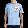 Cutter & Buck Virtue Eco Pique Tile Print Recycled Mens Polo Thumbnail