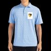 Cutter & Buck Virtue Eco Pique Tile Print Recycled Mens Polo Thumbnail