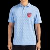 Cutter & Buck Virtue Eco Pique Tile Print Recycled Mens Polo Thumbnail