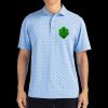 Cutter & Buck Virtue Eco Pique Tile Print Recycled Mens Polo Thumbnail