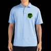 Cutter & Buck Virtue Eco Pique Tile Print Recycled Mens Polo Thumbnail