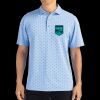 Cutter & Buck Virtue Eco Pique Tile Print Recycled Mens Polo Thumbnail