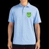Cutter & Buck Virtue Eco Pique Tile Print Recycled Mens Polo Thumbnail