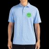 Cutter & Buck Virtue Eco Pique Tile Print Recycled Mens Polo Thumbnail