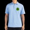 Cutter & Buck Virtue Eco Pique Tile Print Recycled Mens Polo Thumbnail