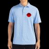 Cutter & Buck Virtue Eco Pique Tile Print Recycled Mens Polo Thumbnail