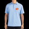 Cutter & Buck Virtue Eco Pique Tile Print Recycled Mens Polo Thumbnail