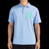 Cutter & Buck Virtue Eco Pique Tile Print Recycled Mens Polo Thumbnail