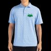 Cutter & Buck Virtue Eco Pique Tile Print Recycled Mens Polo Thumbnail