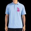 Cutter & Buck Virtue Eco Pique Tile Print Recycled Mens Polo Thumbnail