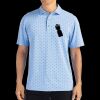 Cutter & Buck Virtue Eco Pique Tile Print Recycled Mens Polo Thumbnail