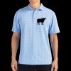 Cutter & Buck Virtue Eco Pique Tile Print Recycled Mens Polo Thumbnail