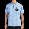 Cutter & Buck Virtue Eco Pique Tile Print Recycled Mens Polo Thumbnail