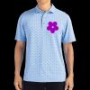 Cutter & Buck Virtue Eco Pique Tile Print Recycled Mens Polo Thumbnail