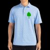 Cutter & Buck Virtue Eco Pique Tile Print Recycled Mens Polo Thumbnail