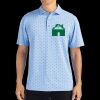 Cutter & Buck Virtue Eco Pique Tile Print Recycled Mens Polo Thumbnail