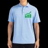 Cutter & Buck Virtue Eco Pique Tile Print Recycled Mens Polo Thumbnail