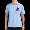 Cutter & Buck Virtue Eco Pique Tile Print Recycled Mens Polo Thumbnail