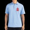 Cutter & Buck Virtue Eco Pique Tile Print Recycled Mens Polo Thumbnail