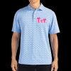 Cutter & Buck Virtue Eco Pique Tile Print Recycled Mens Polo Thumbnail