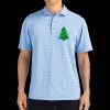 Cutter & Buck Virtue Eco Pique Tile Print Recycled Mens Polo Thumbnail
